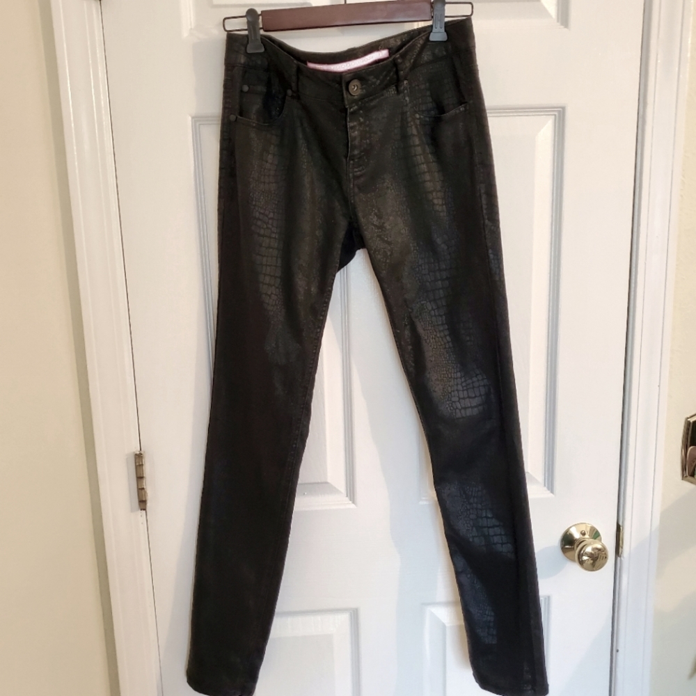 Tinselttown Snake Print Jeans